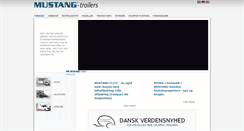Desktop Screenshot of mustang-trailers.dk